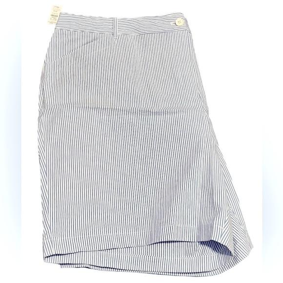 Women’s Talbots Weekend 9’ Shorts Blue White Striped Size 26W NWT - Picture 4 of 5